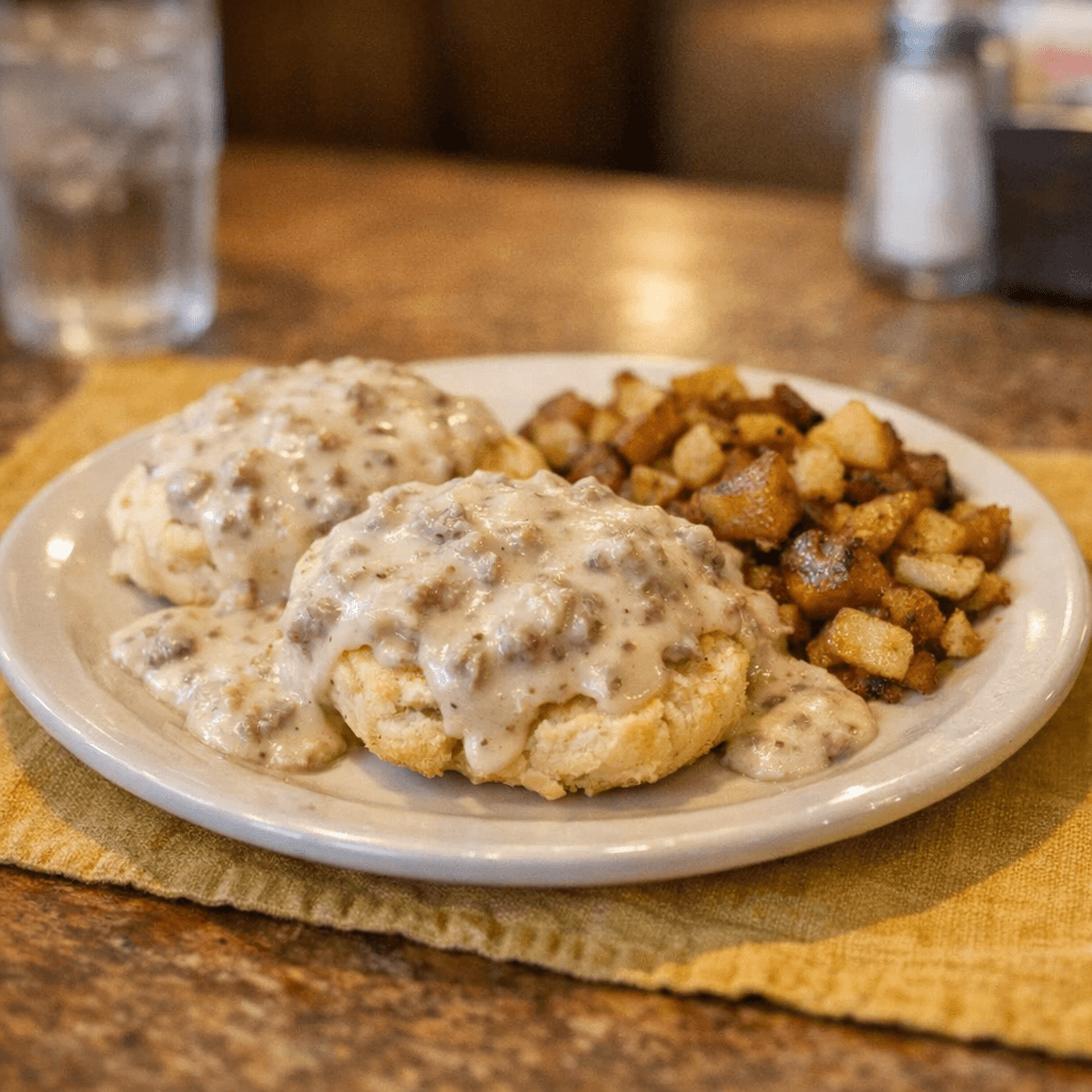 2 Biscuits & Sausage Gravy