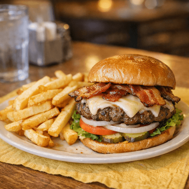 Bacon Swiss Burger