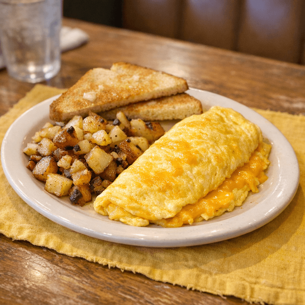 Cheddar Cheese Omelette