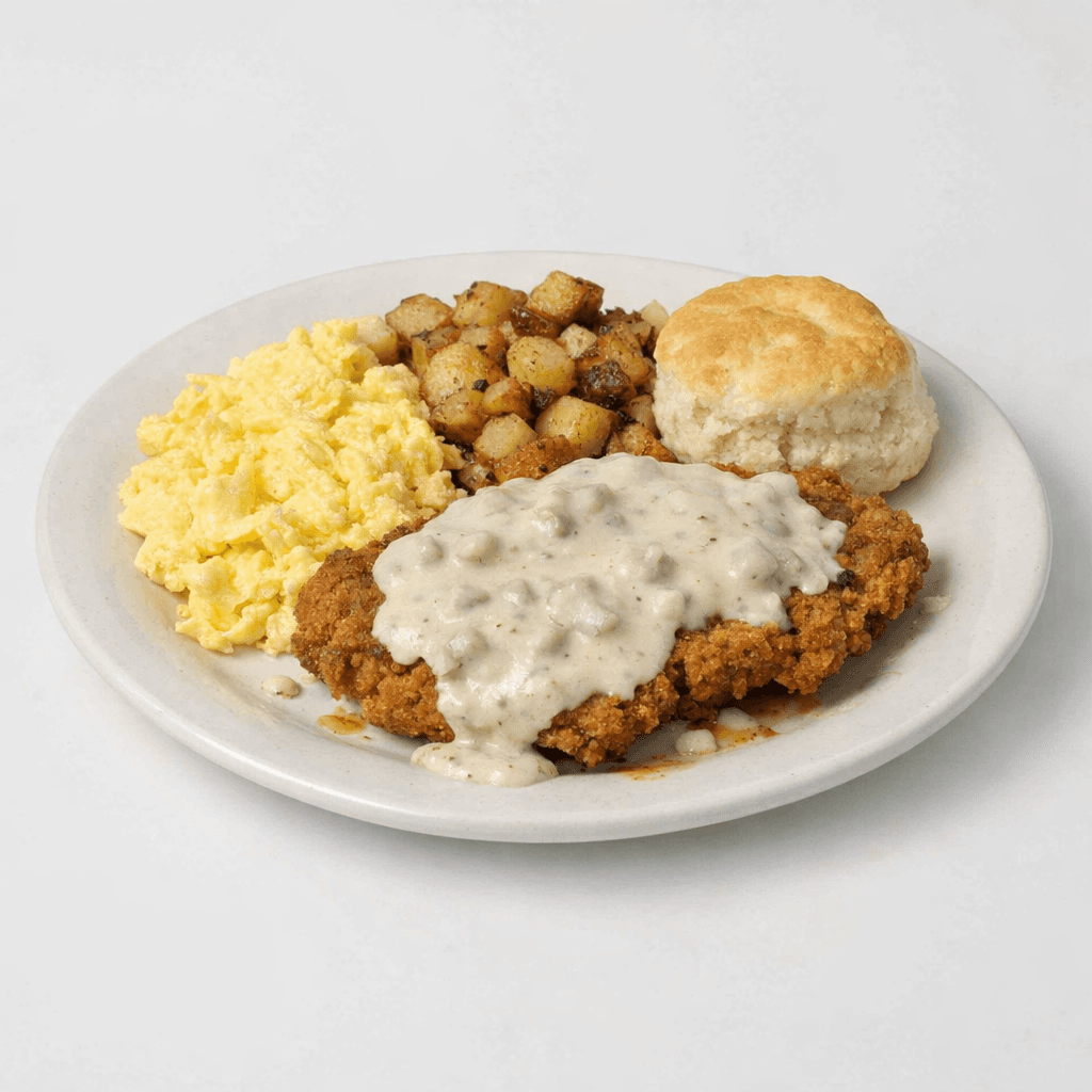 Country Fried Steak Breakfast