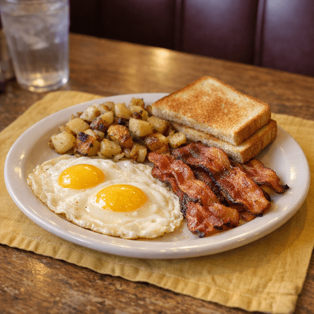 Eggs & Bacon or Sausage