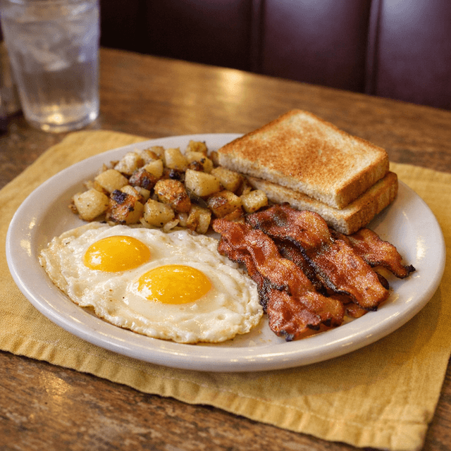 Eggs & Bacon or Sausage