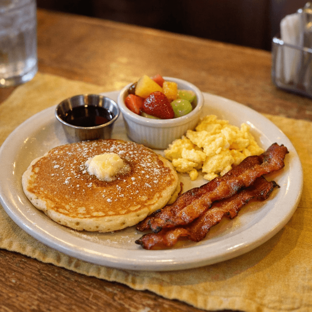 Kid Pancake or French Toast w/ Bacon