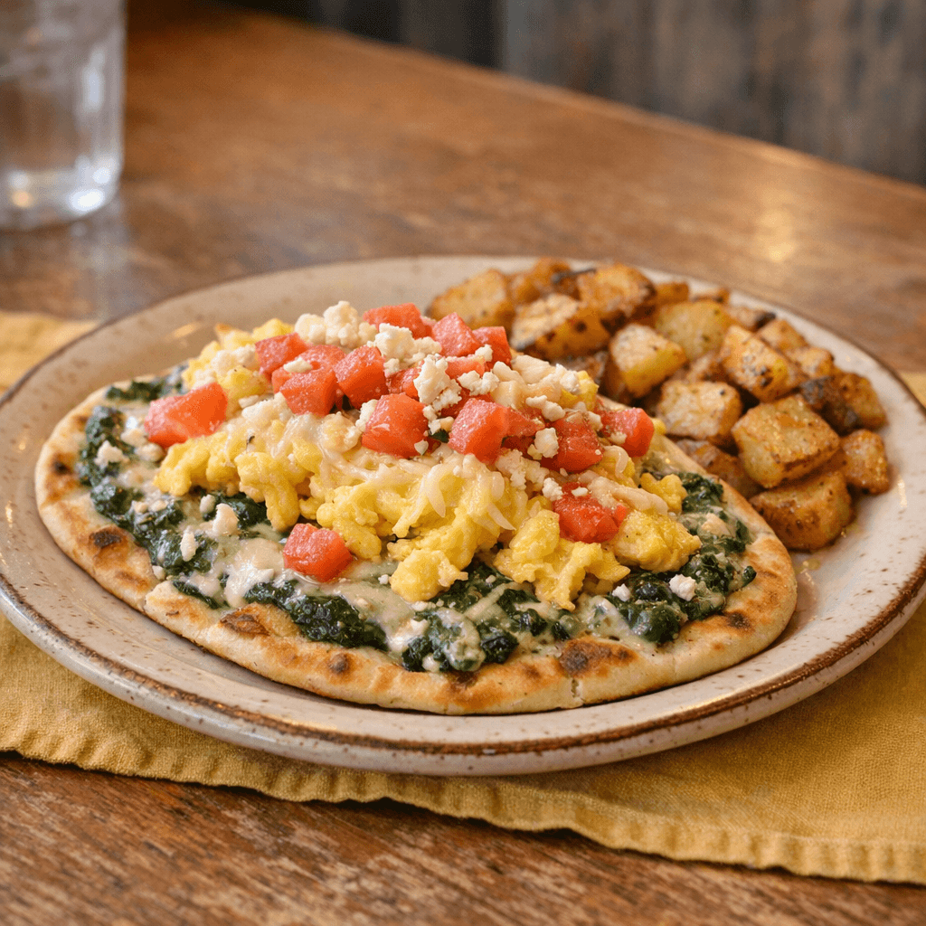 Spinach-Feta Flatbread