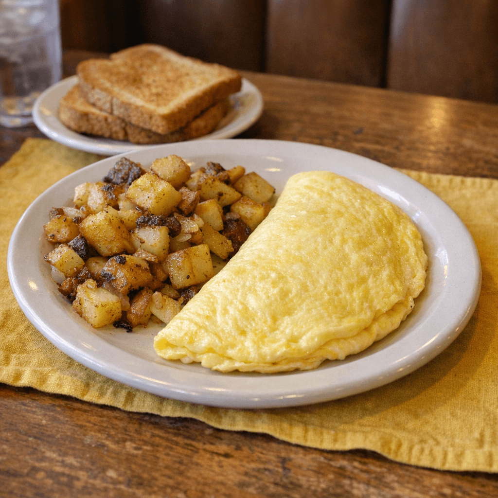 Three Egg Plain Omelette